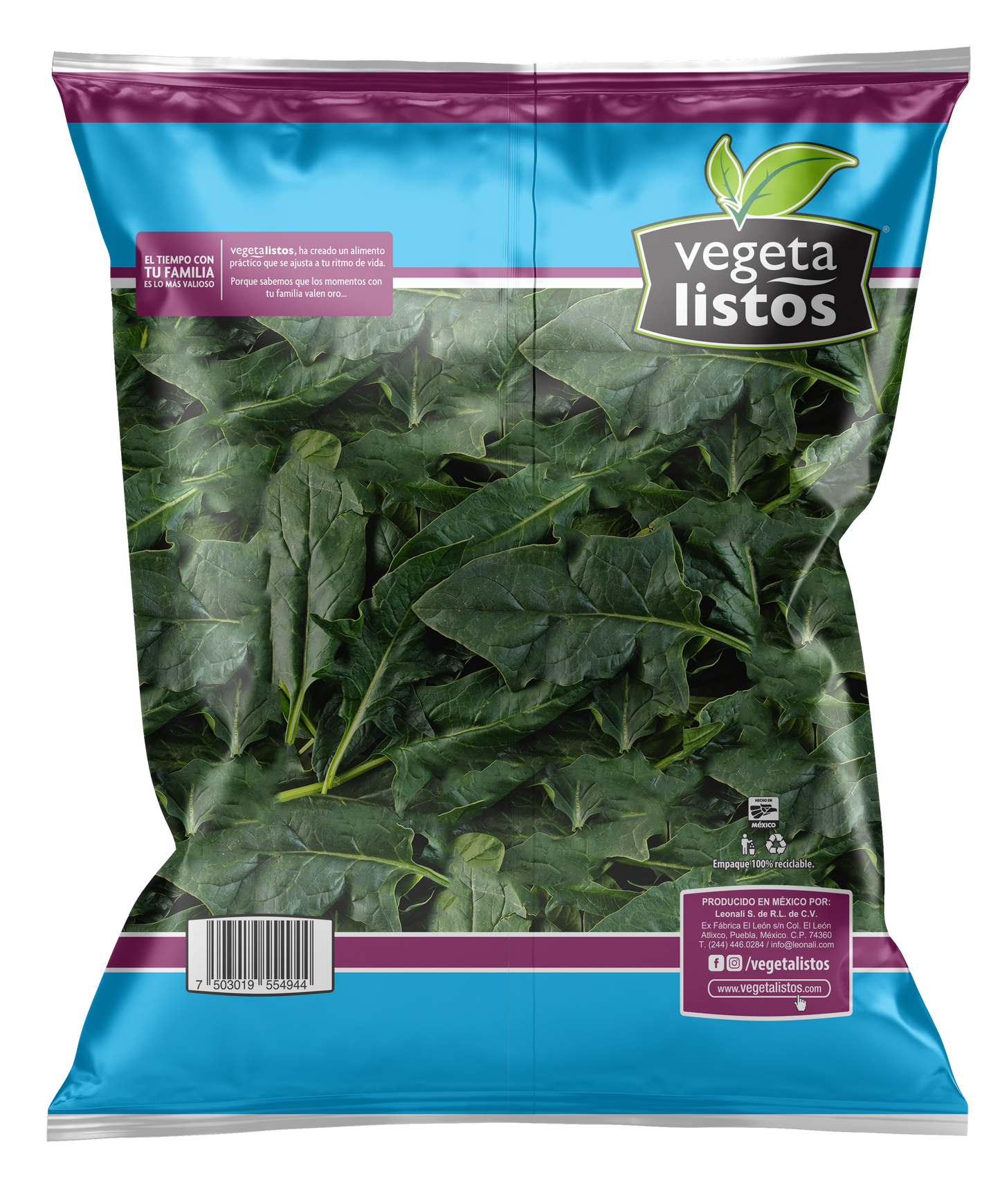 Espinaca (200g)(caja 10 pzas)